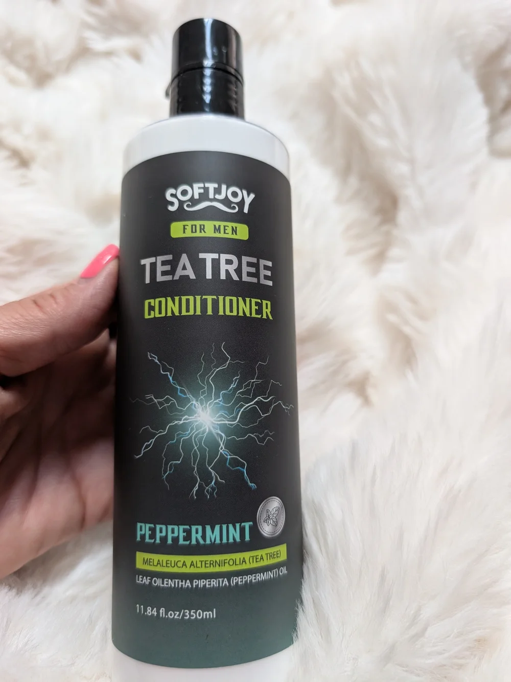 SoftJoy Men Tea Tree Peppermint Conditioner 11.84 oz NEW & Sealed